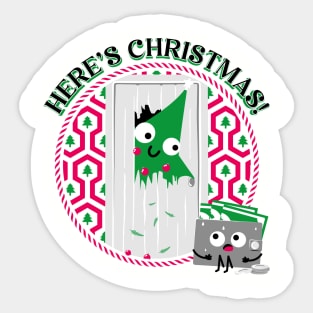 Here's Christmas Sticker